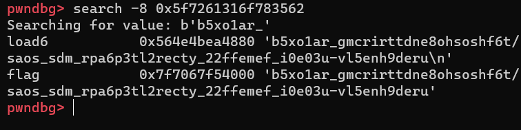 Searching for the encrypted flag